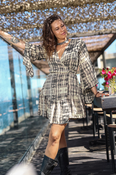 Vestido corto Mae tie dye